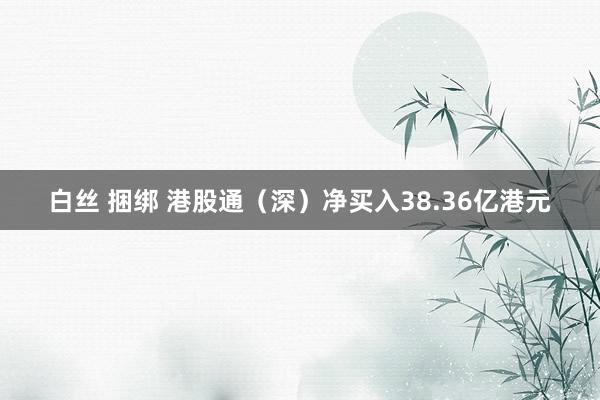 白丝 捆绑 港股通（深）净买入38.36亿港元