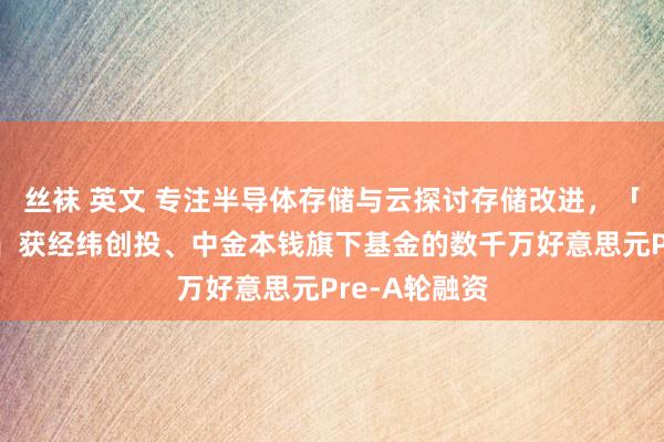 丝袜 英文 专注半导体存储与云探讨存储改进，「领德创科技」获经纬创投、中金本钱旗下基金的数千万好意思元Pre-A轮融资